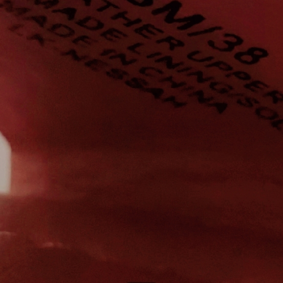 Lucky Brand Nessah Open Toe Sandal Shoes Chunky Heel Snakeskin Studs Leather 8M - Picture 16 of 16